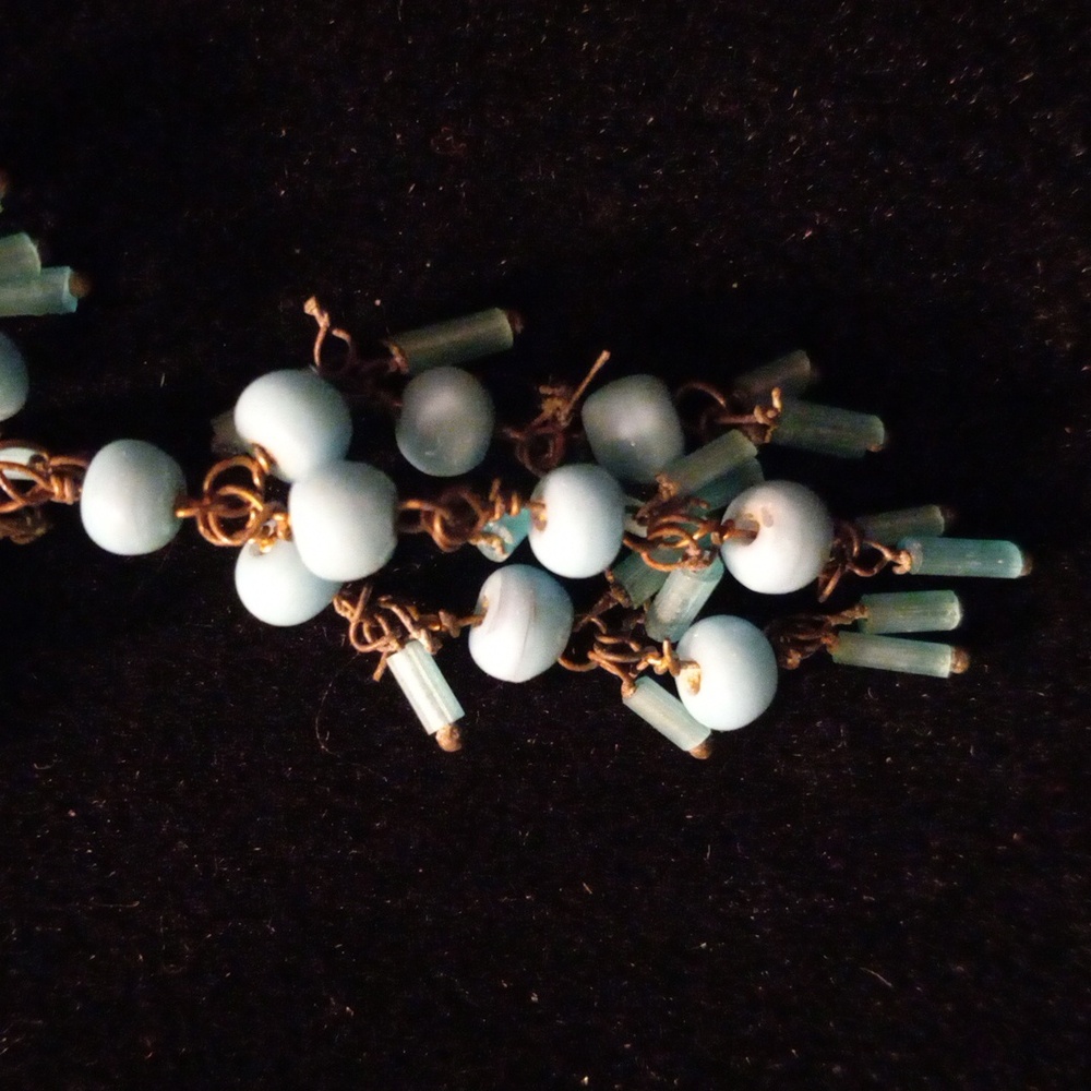 1930s glass Bead necklace - Picture 4 of 5